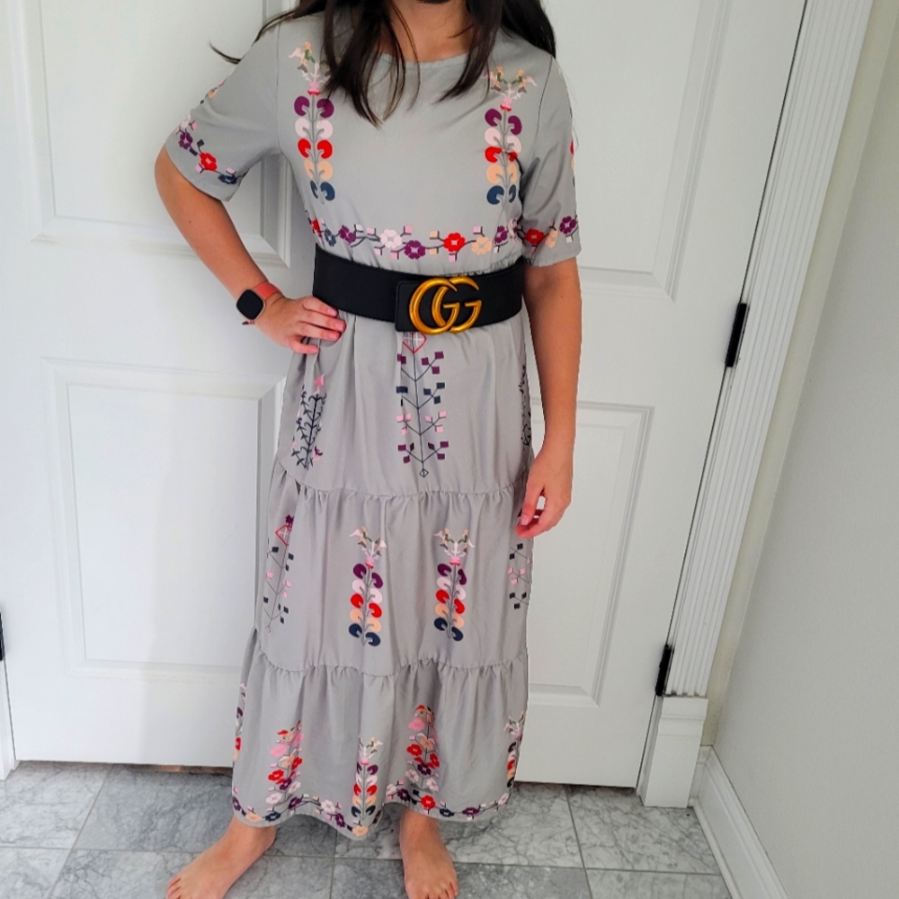 Tiered maxi dress